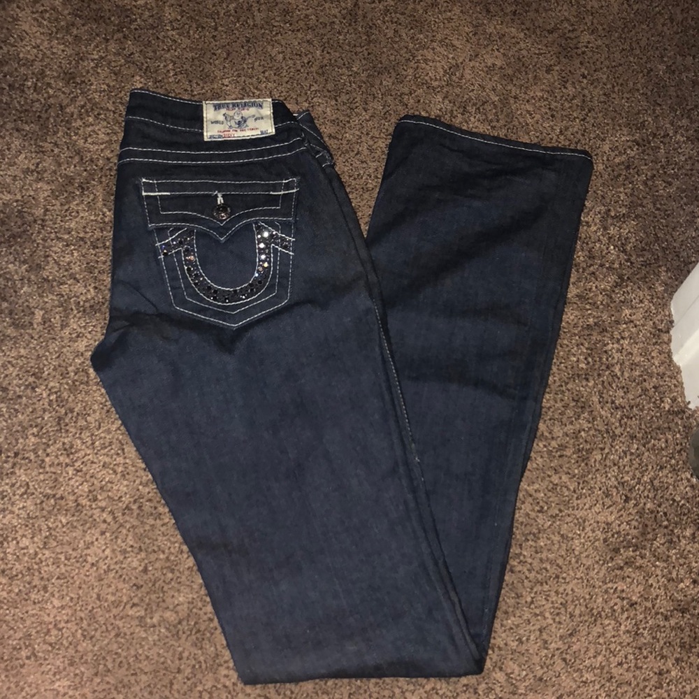 Women’s true religion “Becky” seat jeans